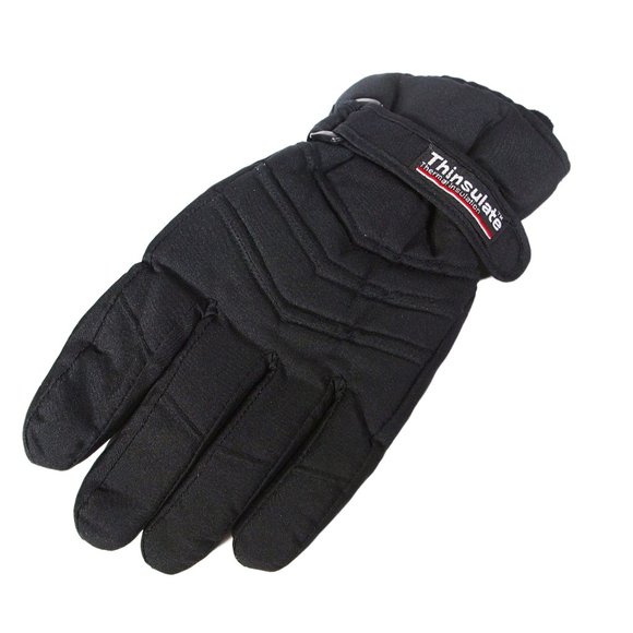 Thinsulate Gloves Black, Unisex, Water Repellent - Picture 2 of 4